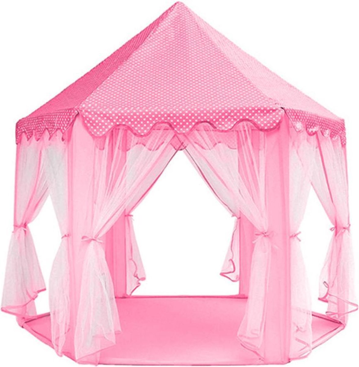 Tente vidaXL Tente de jeu pour enfants avec 250 balles Rose 301x120x128 cm