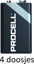 4x  Procell Alkaline 9V/6LR61 10 pack -