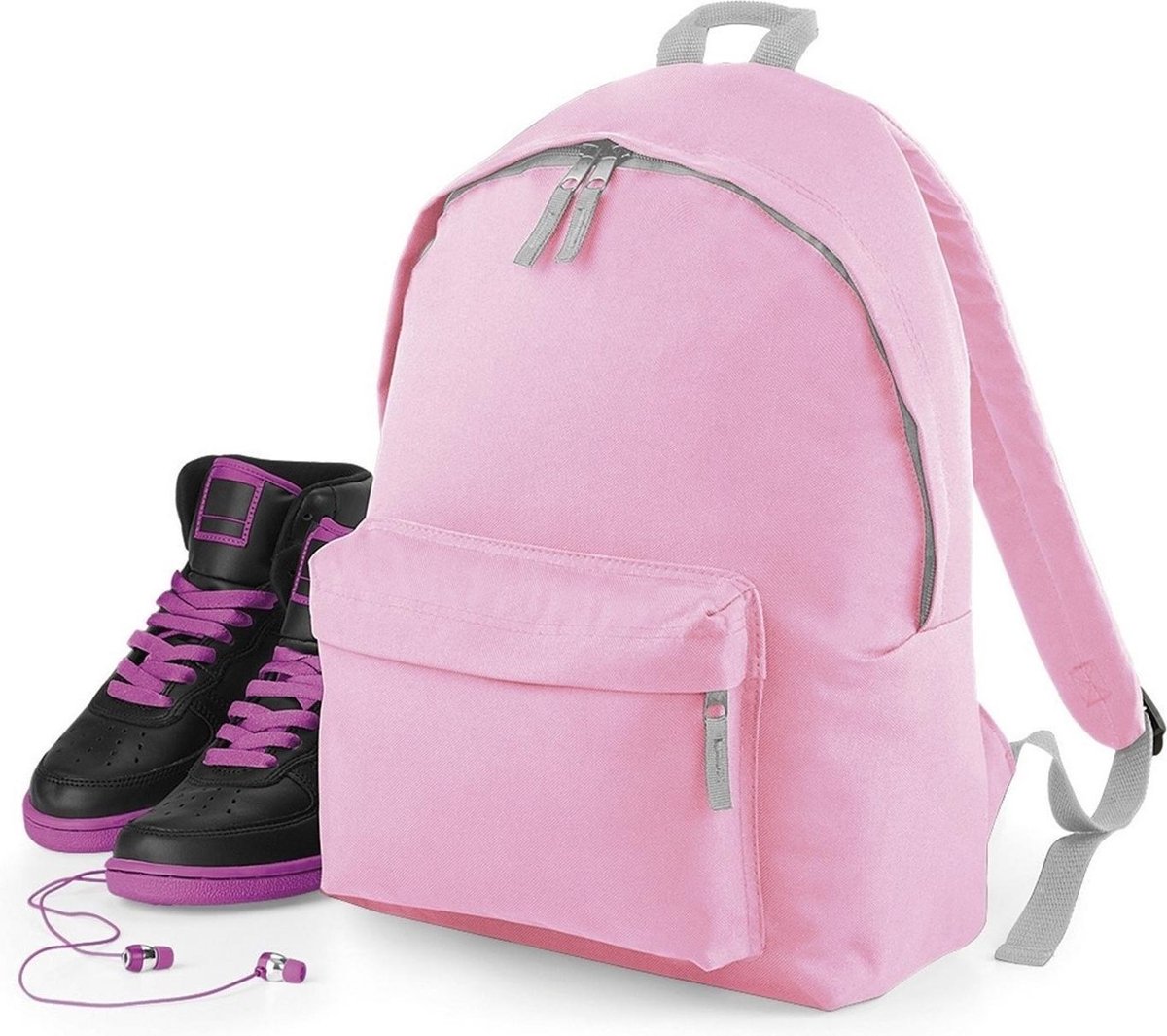 Junior Fashion Backpack/Rugzak BagBase - 12 Liter Classic Pink