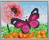 Pixelhobby XL Geschenkset 4 platen Roze Vlinder