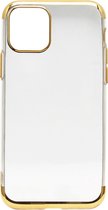 ADEL Siliconen Back Cover Softcase Hoesje Geschikt voor iPhone 11 Pro Max - Bling Bling Goud