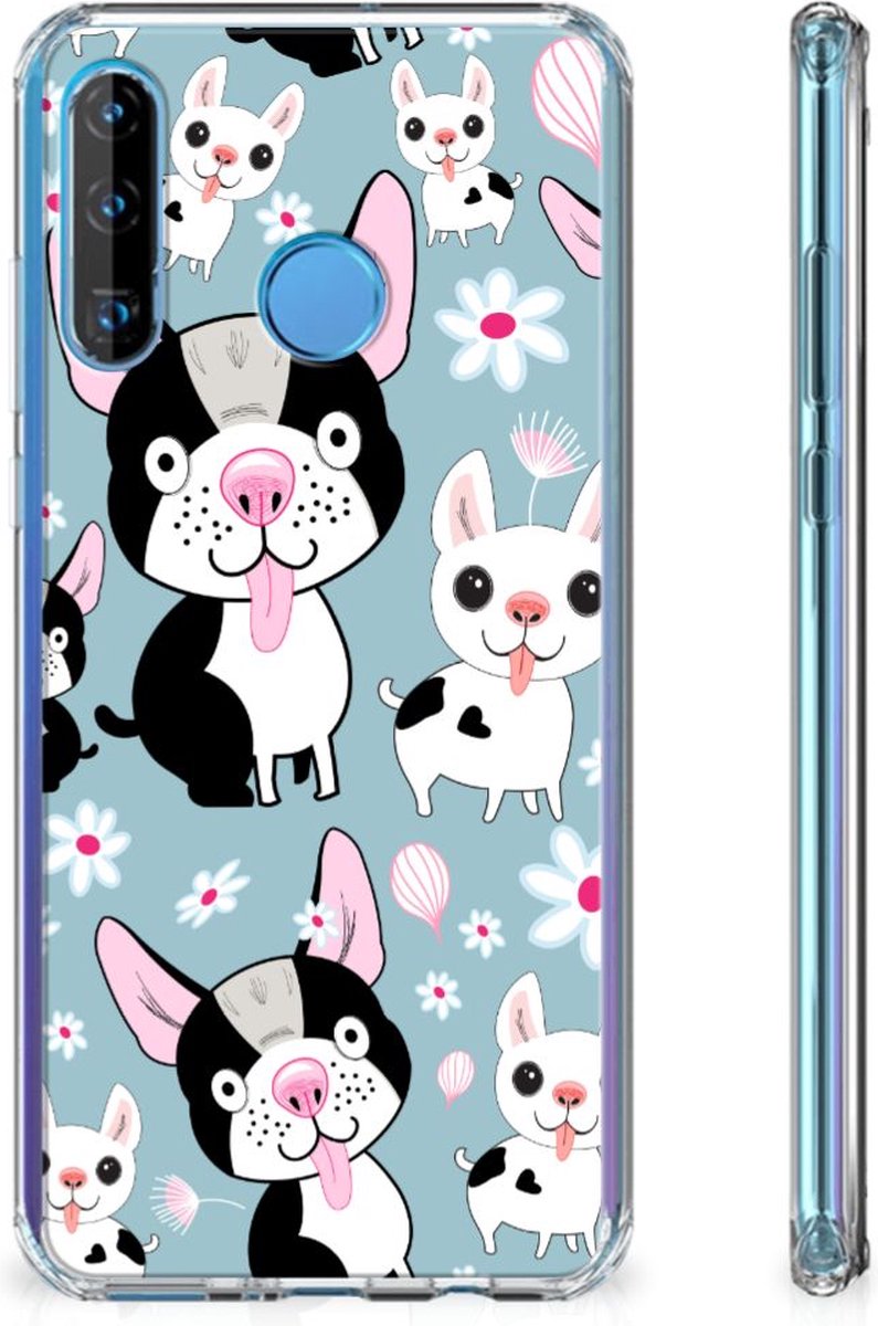 Huawei P30 Lite Case Anti-shock Hondjes