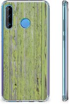 Huawei P30 Lite Stevige Telefoonhoesje Green Wood