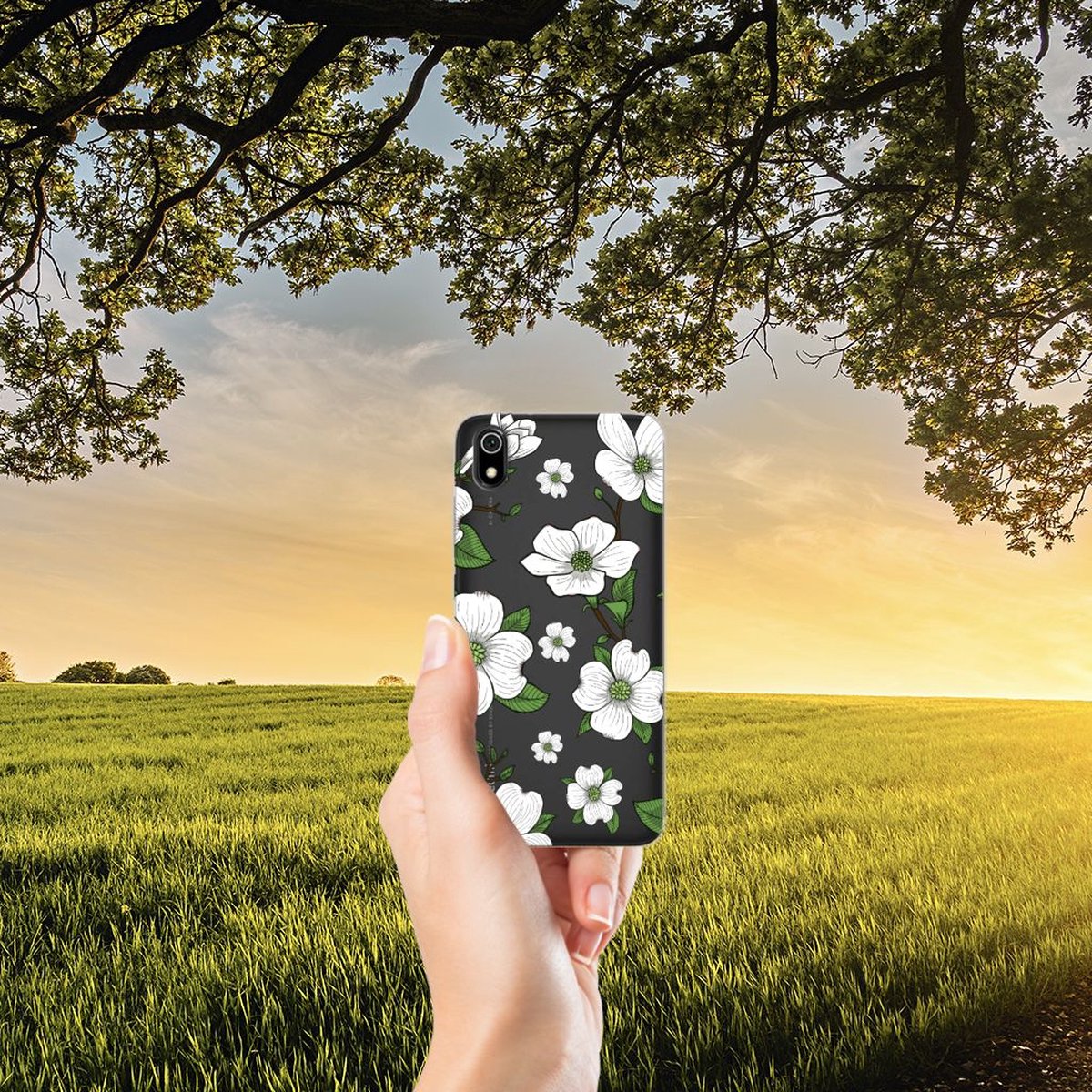 TPU Hoesje voor Xiaomi Redmi 7A TPU Case Dogwood Flowers