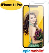 Screenprotector geschikt voor iPhone 11 Pro Screenprotector - Tempered Glass - 9H Anti burst - Anti Shock - Perfect fit