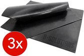 Grillmat/ovenmat voor oven - bakmat - ovenbeschermer - antikleef - 3 stuks - herbruikbaar - vetvrij
