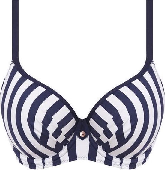 Fantasie - Cote DAzur Bikini Top - maat 75E - Blauw Wit | bol.com