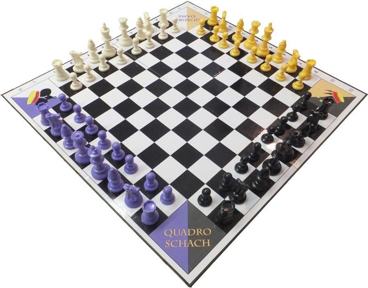 Quadro vierspeler schaakspel | Games | bol.com