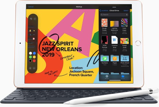 Apple iPad (2019) 32 GB Wifi + 4G Zilver