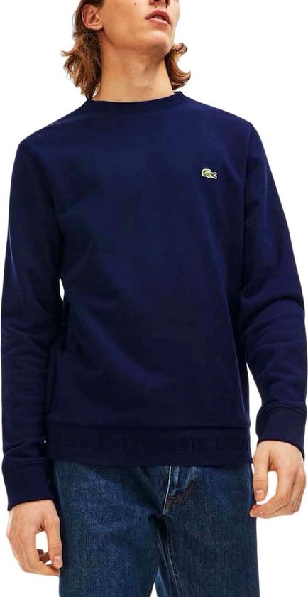 Lacoste Pullover - Slim Fit - Blauw - XL | bol.com