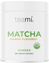Teami Matcha Poeder - Mango Smaak - Voor stofwisseling & stressverlaging
