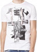 Antony morato wit slim fit t-shirt - Maat XL