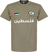 Palestina Football T-Shirt - Khaki - M