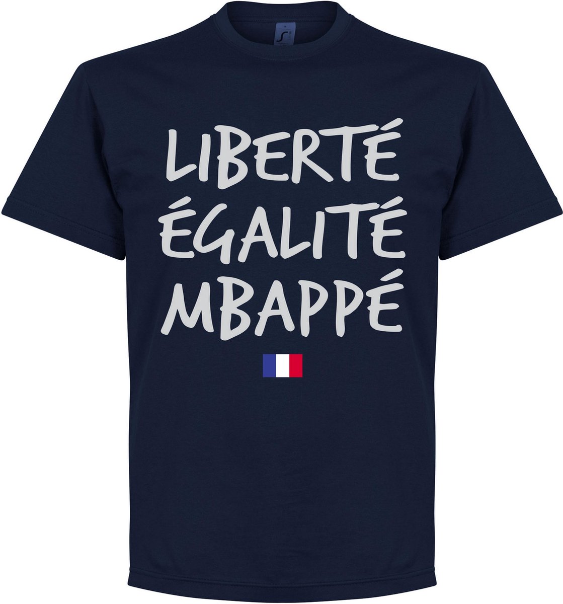 Liberté, Égalité, Mbappé T-Shirt - Navy - L | bol.com