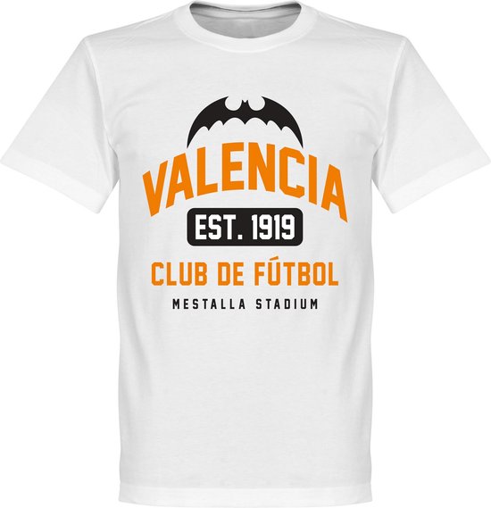 Valencia Established T-Shirt - Wit - XS