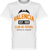 Valencia Established T-Shirt - Wit - XXXL