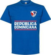 Dominicaanse Republiek Team T-Shirt - Blauw  - XL