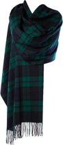 Highland tartan Tweeds Edinburgh Lambswool Stole Black Watch