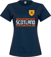 Schotland Dames Team T-Shirt - Navy - L