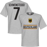 Duitsland Schweinsteiger Team T-Shirt - Grijs - XXXL