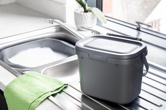 Kitchen Caddy, le plateau de rangement ou le plateau GFT le plus intelligent de votre cuisine!  Anthracite