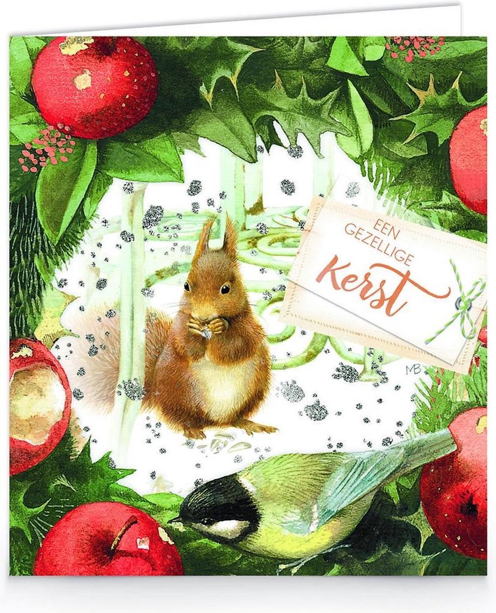 Hallmark Kerstkaarten Marjolein Bastin set van 16 stuks bol
