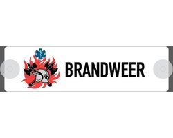 Autobord Logo - Brandweer Ambulancier - 25x7cm