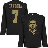 Cantona Silhouette Longsleeve T-Shirt - XXL
