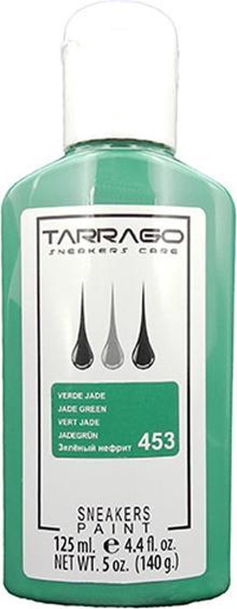 Tarrago Leerverf 125ml - Jade Groen #453| Voor glad leer, synthetisch leer en canvas