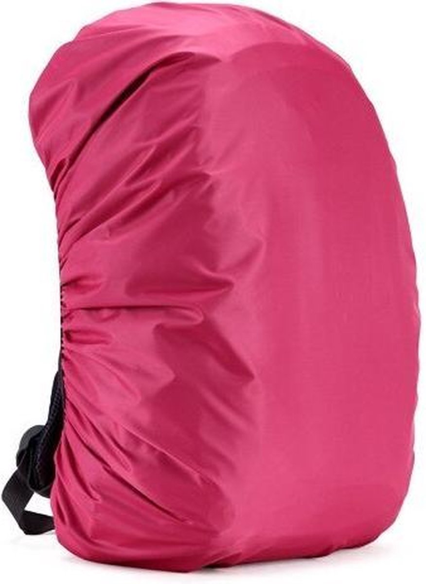 Universele backpack/rugzak regenhoes 35L - Cerise