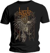 Tshirt Homme Lamb of God - S- Corbeau Zwart