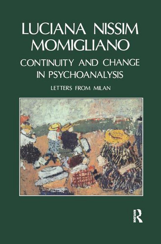 Continuity and Change in Psychoanalysis - cover