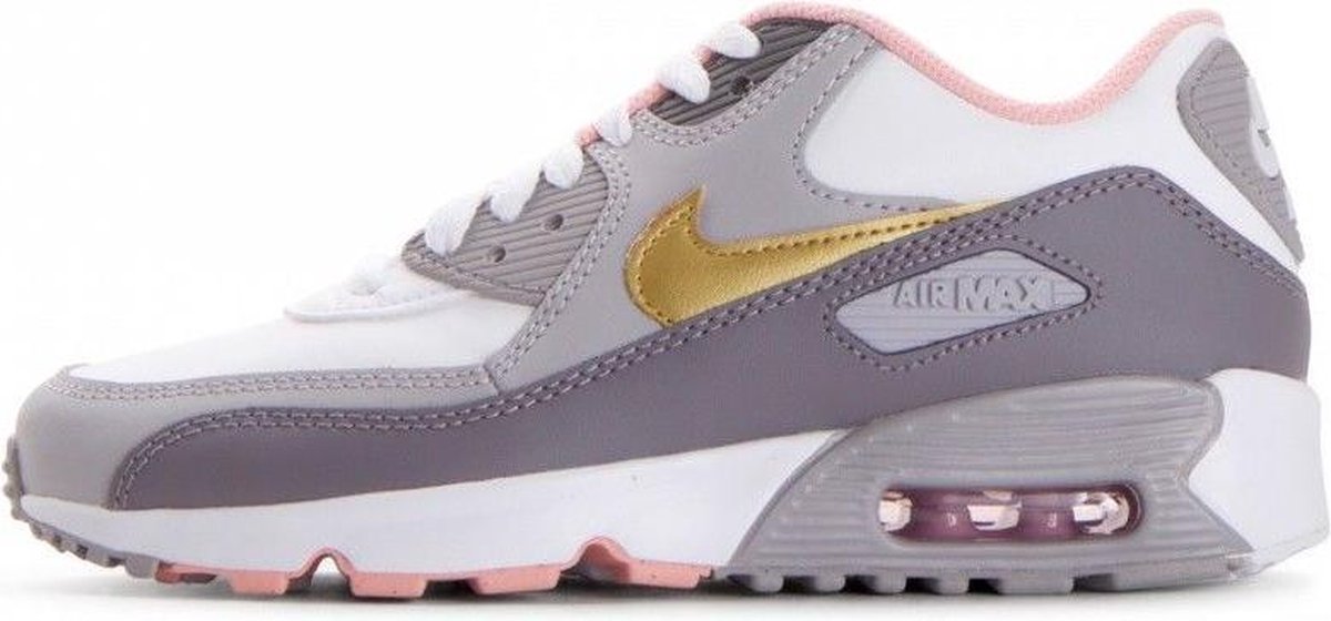 Nike Air Max 90 LTR grijs/goud/roze 833376-011 maat 36.5 | bol
