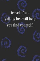 Travel Often, Getting Lost Will Help You Find Yourself.