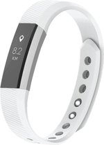 Merkloos Siliconen bandje - Fitbit Alta (HR) - Wit