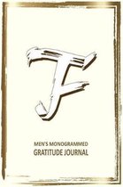 F Men's Monogrammed Gratitude Journal