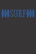 Surfing Gift Notebook