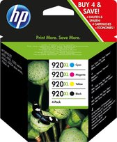 HP 920XL - Inktcartridge / Zwart / Cyaan / Magenta / Geel (C2N92AE)