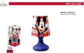 Disney - Mickey Mouse - Nachtlampje kinderen - Blauw - 18cm