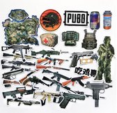 32 battleground leger army wapen stickers 6x7cm  voor agenda muur deur kast etc.