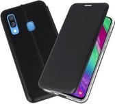 Bestcases Hoesje Slim Folio Telefoonhoesje Samsung Galaxy A40 - Zwart