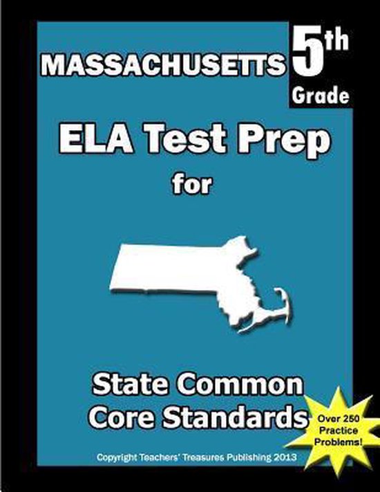 Massachusetts 5th Grade Ela Test Prep - cover