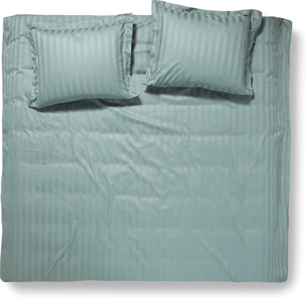 Damai - Linea - Dekbedovertrek - 200x200/220 cm - Tweepersoons - Groen + 2 kussenslopen 60x70