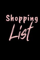 Shopping List