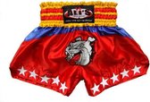 Ali’s Fightgear Kickboks broekje Unisex - Rood - Maat M