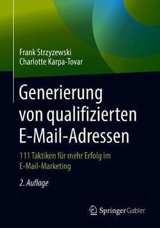 Generierung von qualifizierten E Mail Adressen - cover