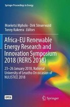 Springer Proceedings in Energy- Africa-EU Renewable Energy Research and Innovation Symposium 2018 (RERIS 2018)