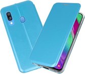 Bestcases Hoesje Slim Folio Telefoonhoesje Samsung Galaxy A40 - Blauw