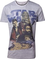 Star Wars - Han Solo 3 Is A Crowd Men s T-shirt - 2XL