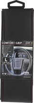 Car Plus Stuurhoes Comfort Grip Vent Uni Kunstleer Zw/rd 39-40 Cm